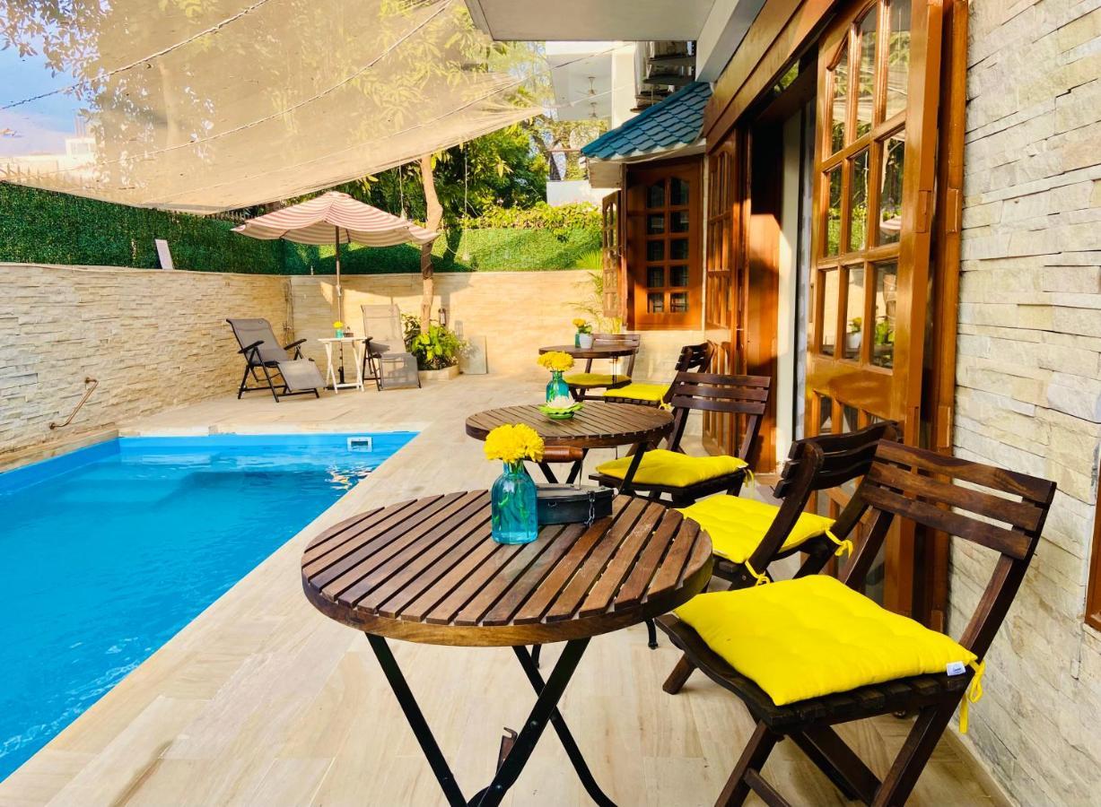Roshani Pool Villa Gurgaon - 7Br #Privatepool #Villa #Bungalow #Garden #Staycation Exterior foto
